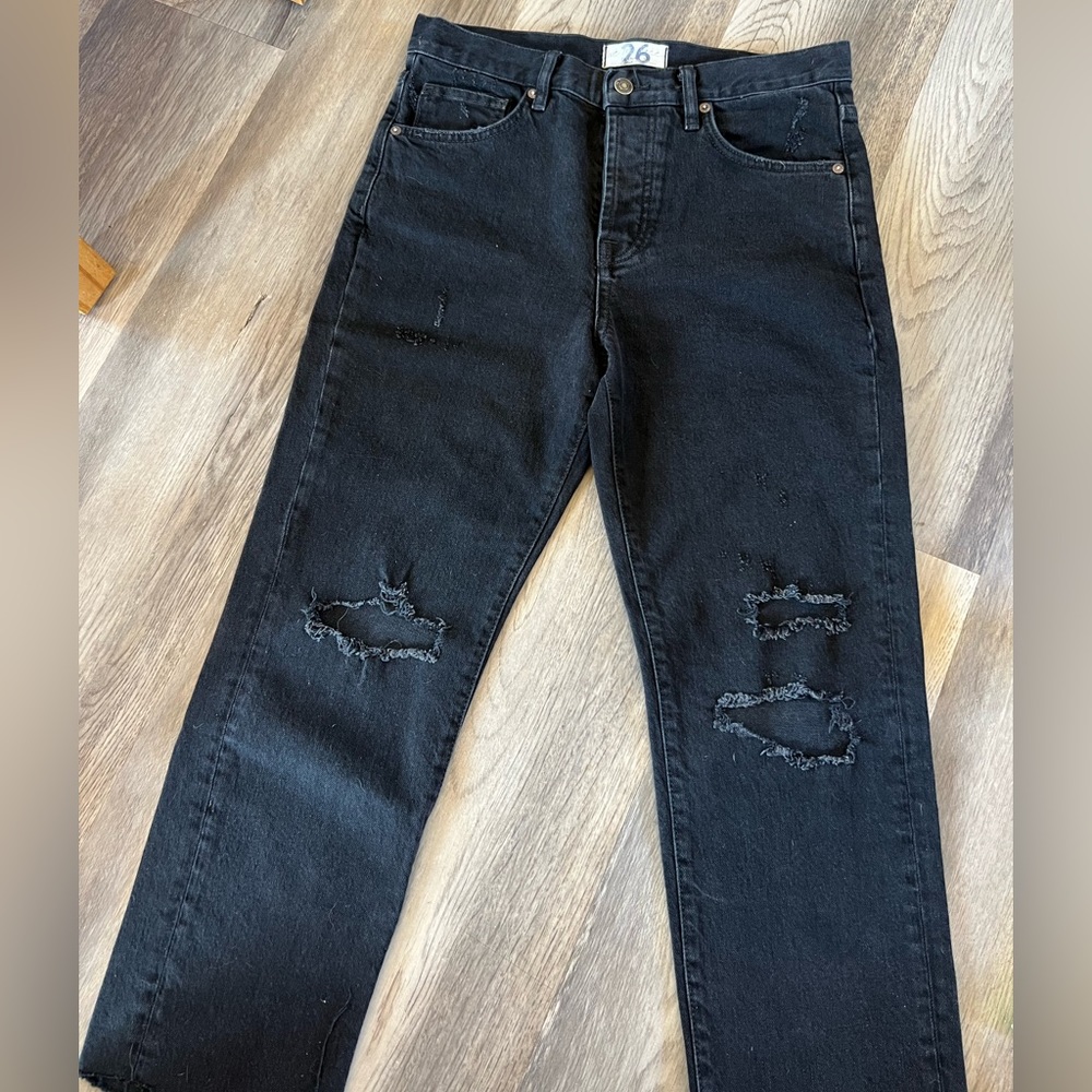 We The Free Mid-High Rise Boyfriend Jeans